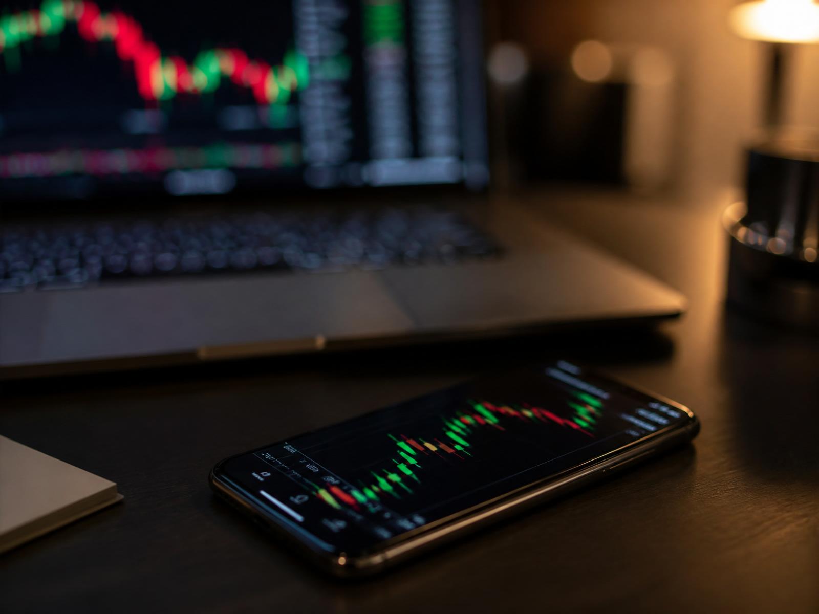 Trading on phone